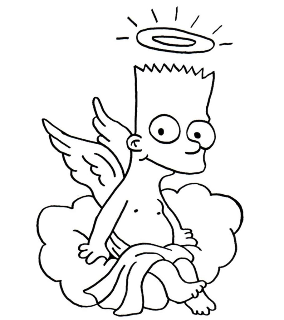 Top 10 Free Printable Simpsons Coloring Pages Online