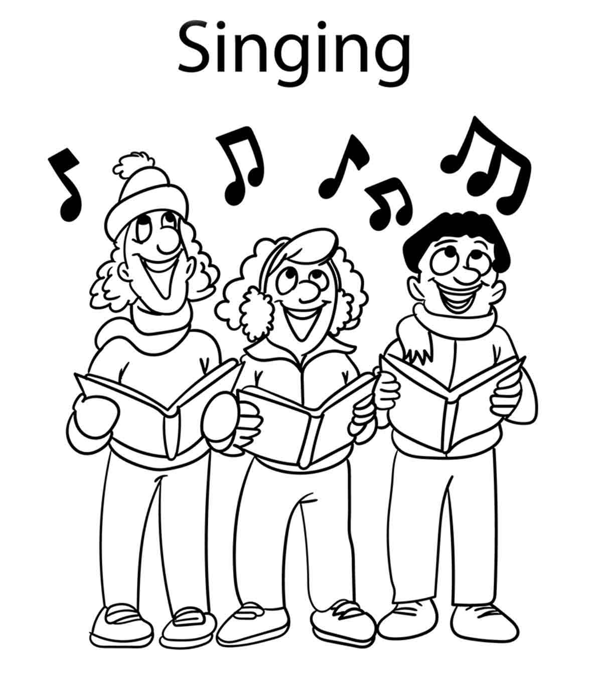 music coloring page