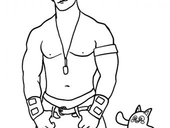 15 Best John Cena Coloring Pages For Your Little Ones