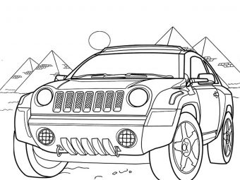 25 Best Muscle Car Coloring Pages For Your Toddler