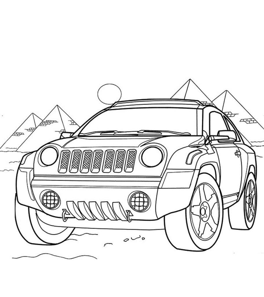 50  Coloring Pages With Cars  Free