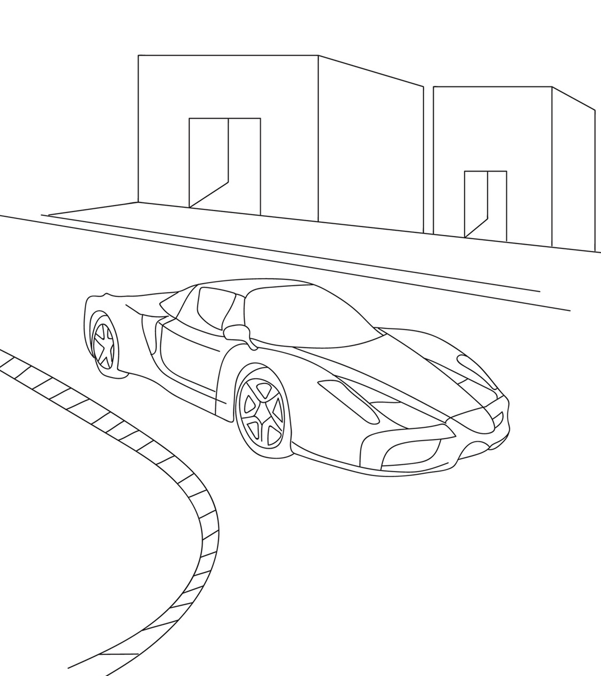 Car Coloring Pages For Adults - Coloring Our World