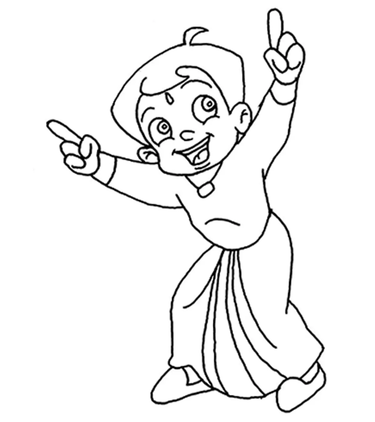 25 Cute Chota Bheem Coloring Pages Your Toddler Will Love