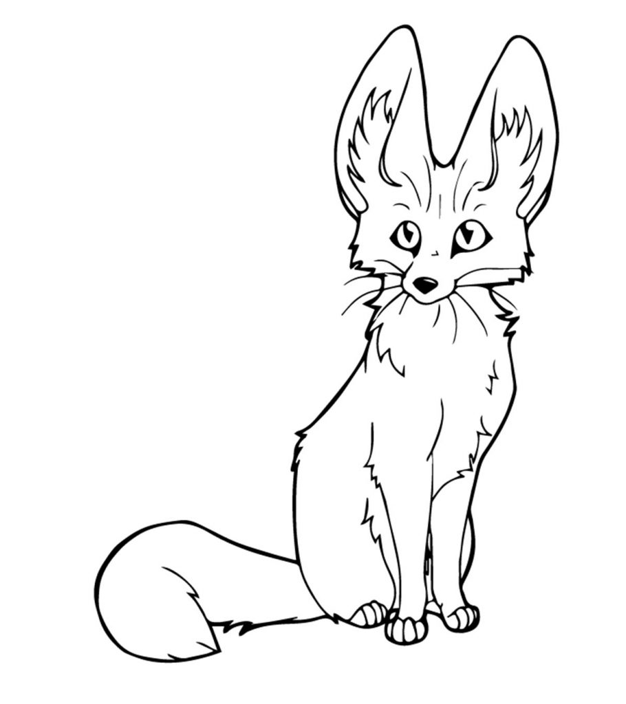Top 20 Free Printable Fox Coloring Pages Online