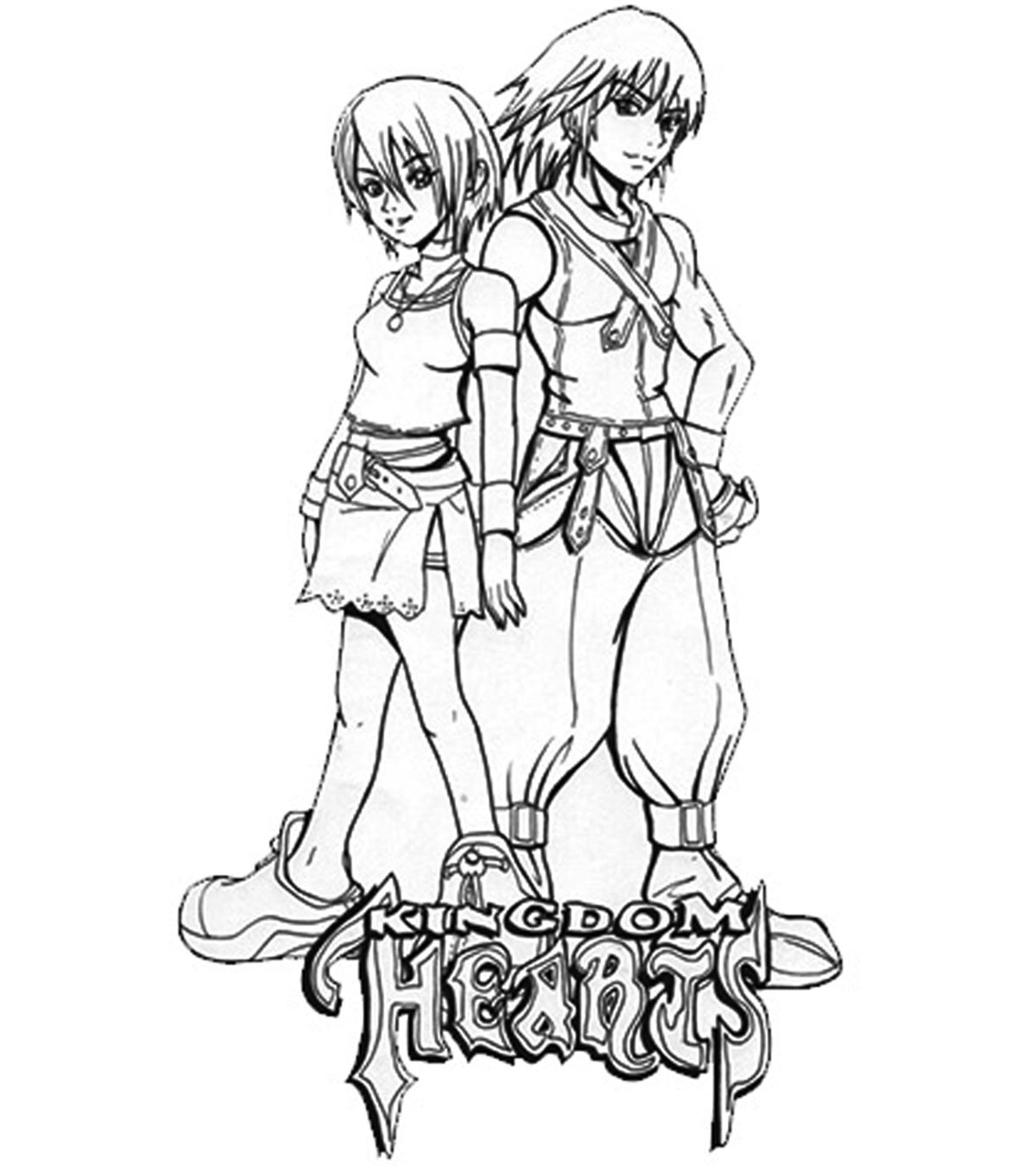 25 Interesting Kingdom Hearts Coloring Pages For Your Little Ones