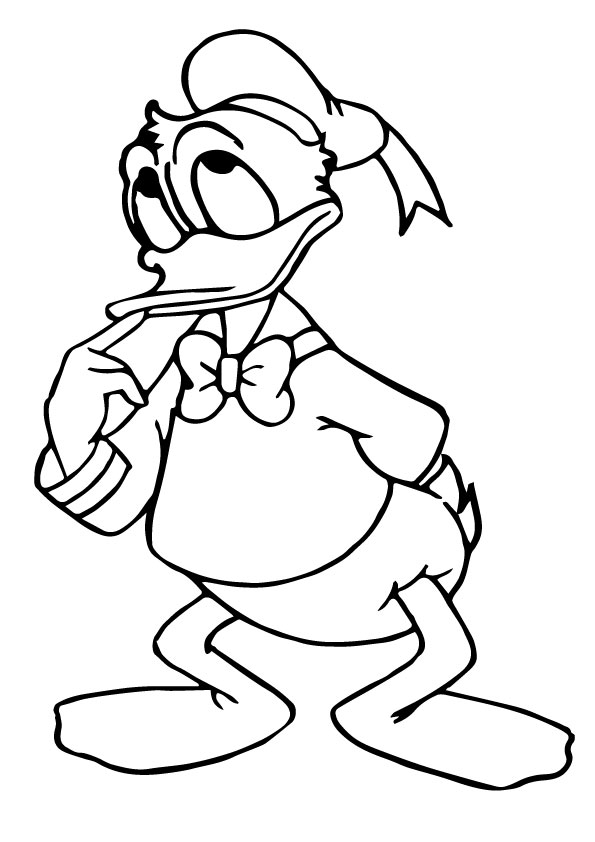 A-Cute-Donald-Duck-thinking