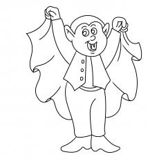 cute vampire coloring pages