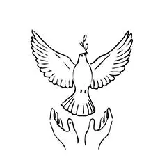 A Peace Bird Coloring Pages