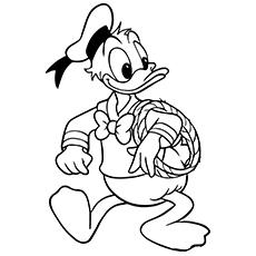 Donald Duck coloring page