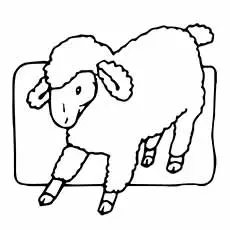 Sheep Coloring Schaf page_image