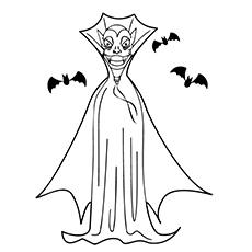 Vampire Owl Coloring Pages