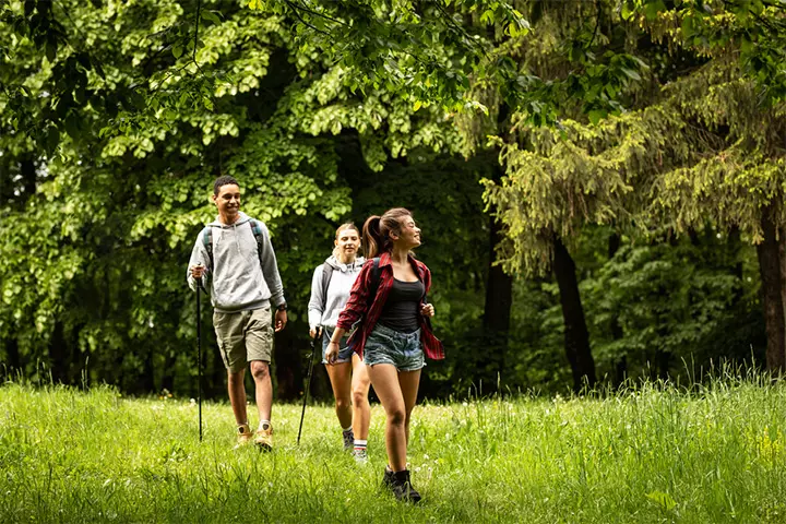 Adventurous kids may enjoy a hiking trip on their birthday