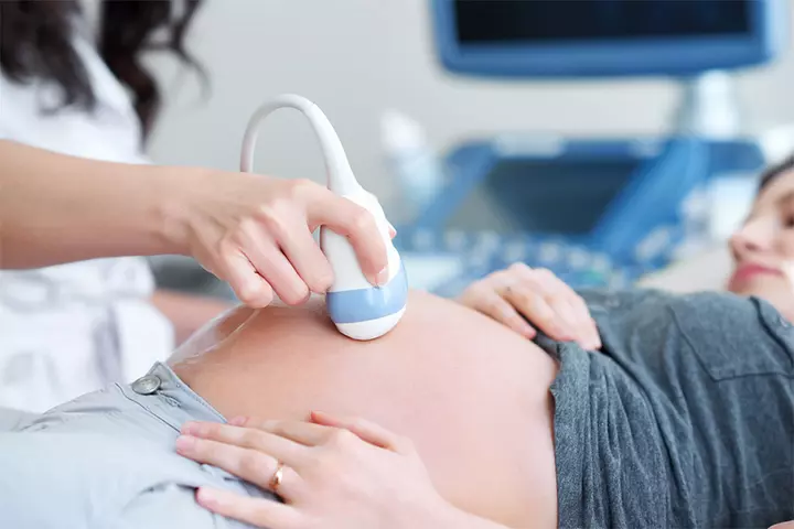 An ultrasound scan can help in indentifying the cause of hydronephrosis during pregnancy