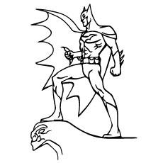 Batman in Picture Coloring Pages Free