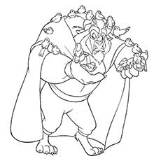 Beast And Feathered Friends coloring page