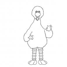 Top 25 Free Printable Big Bird Coloring Pages Online