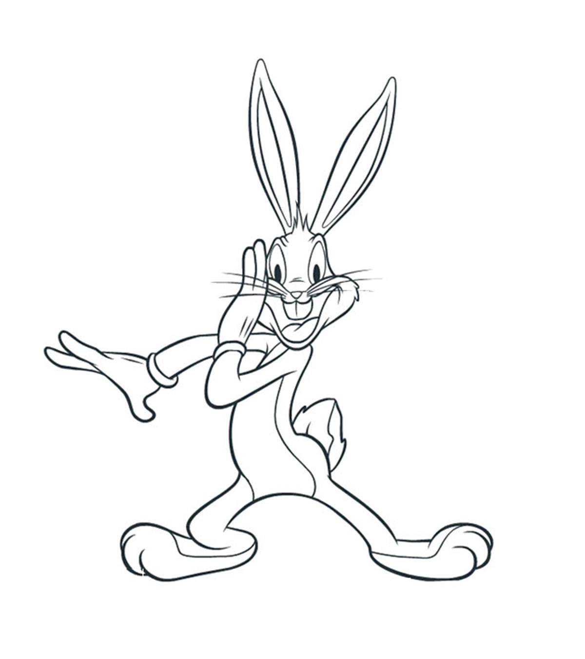 Drawing Bad Bunny Coloring Pages / Cartoon Wallpaper Bad Bunny : Bugs