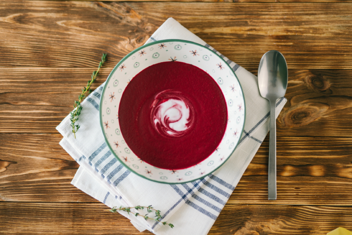 Carrot-beetroot soup
