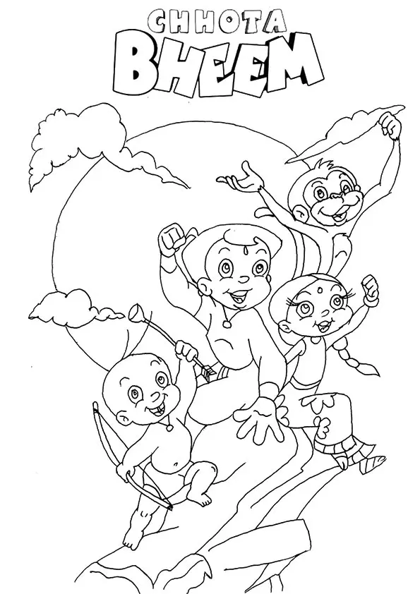 Chhota-bheem-coloring-page12