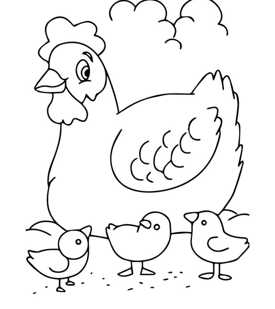Top 21 Free Printable Farm Animals Coloring Pages Online