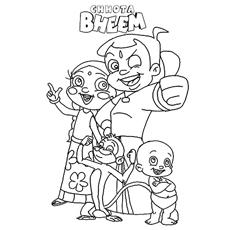 Chota Bheem Coloring Games