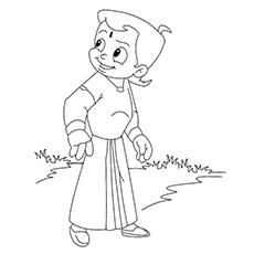 Chota Bheem छट भम Face Drawing Easy  Lets Learn How to Draw Chota  Bheem  YouTube