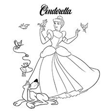 broadway cinderella step sisters coloring pages