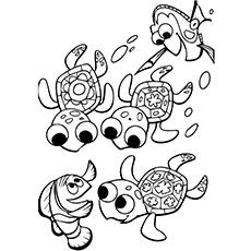 squirt the turtle coloring pages