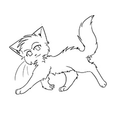 Cute But Brave Warrior Cats Coloring Pages