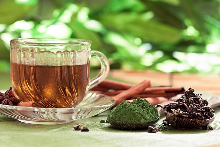 Decaffeinated herbal tea
