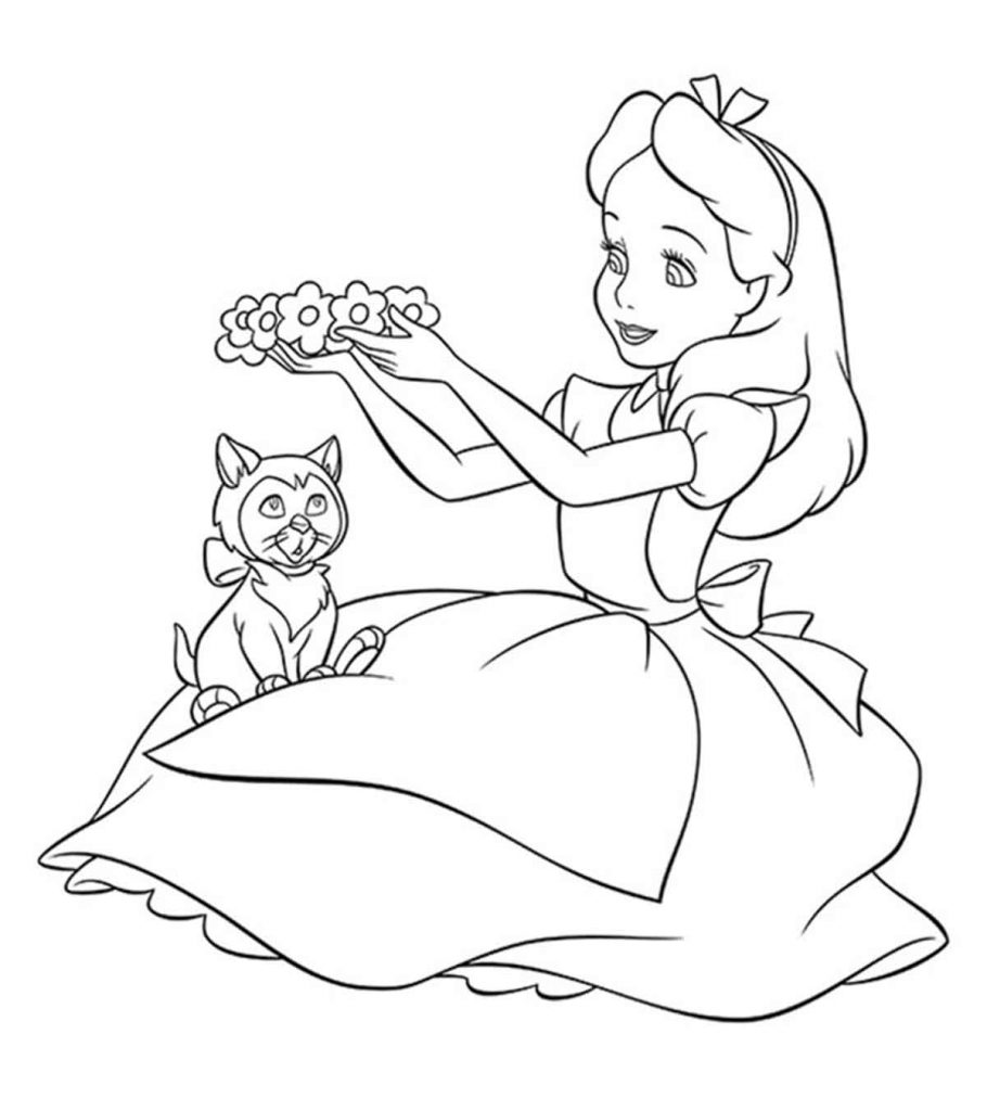 5400 Genie Coloring Pages Disney  HD