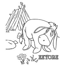 Eeyore coloring page