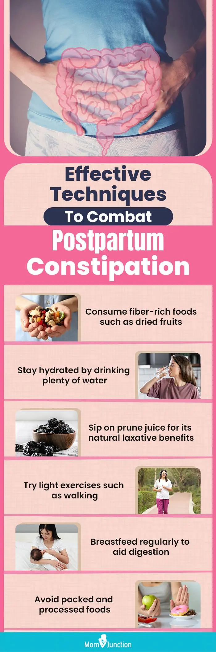 effective techniques to combat postpartum constipation