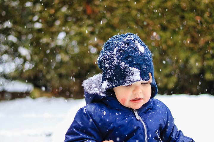 Extreme weather conditions can cause dry skin in children