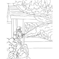 firefighter coloring pages