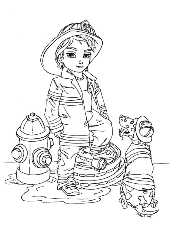 Girl-Firefighter-Coloring-Pages-free-for-kids