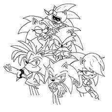 21 Sonic The Hedgehog Coloring Pages Free Printable