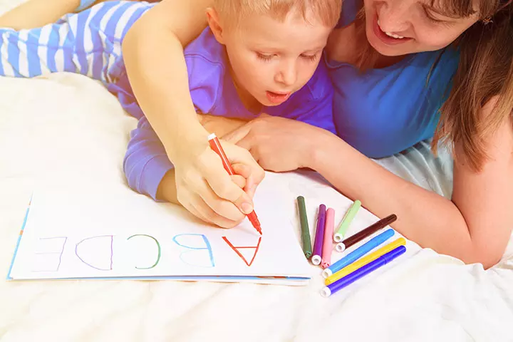 How to teach toddlers to write the alphabet