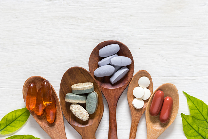 Include supplements, like multivitamins and fish oil, for teens