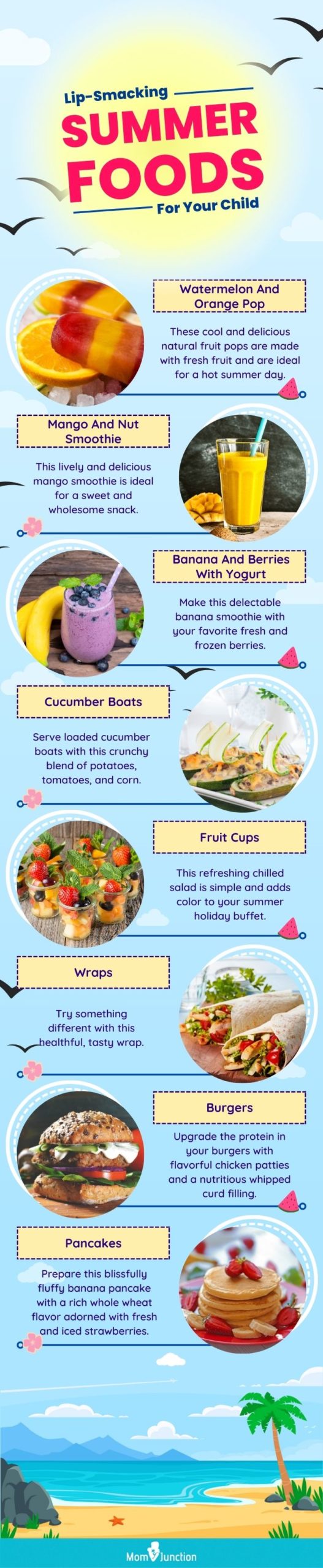 lip smacking summer foods for your child (infographic)