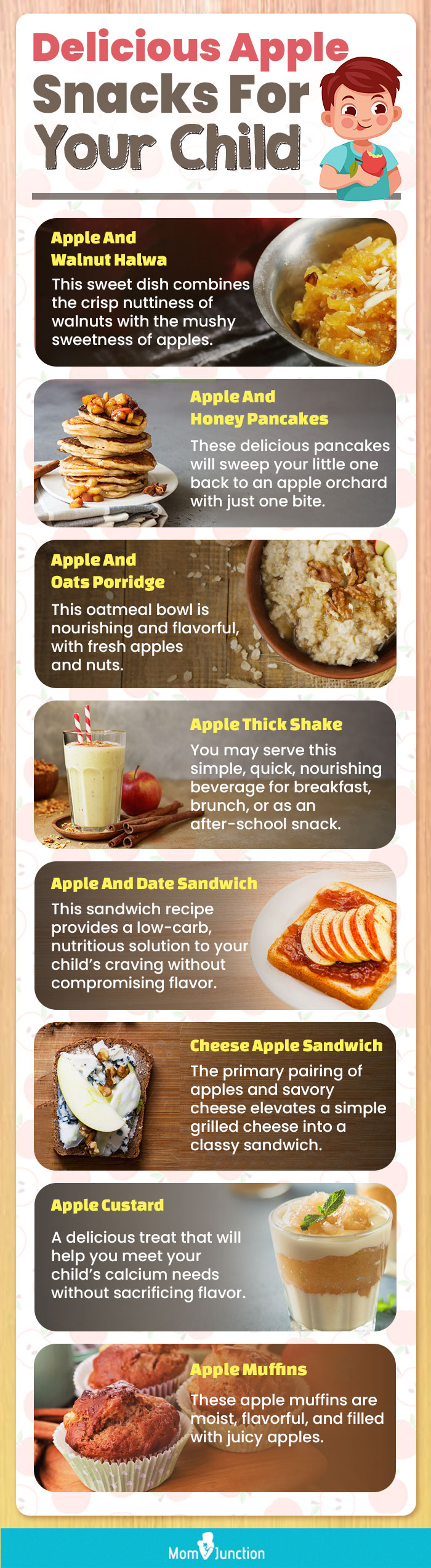 delicious apple (infographic)