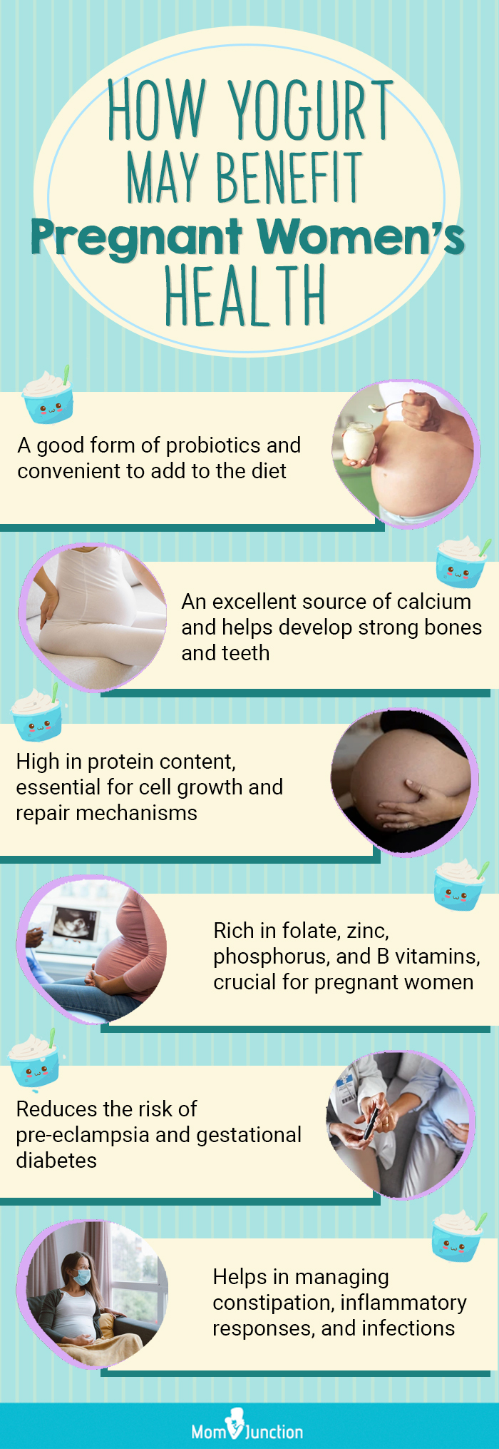 how yogurt may benefit pregnant womens health (infographic)