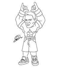 Download Top 15 Free Printable John Cena Coloring Pages Online