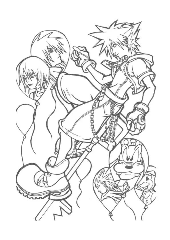 Kingdom-Hearts-Lineart