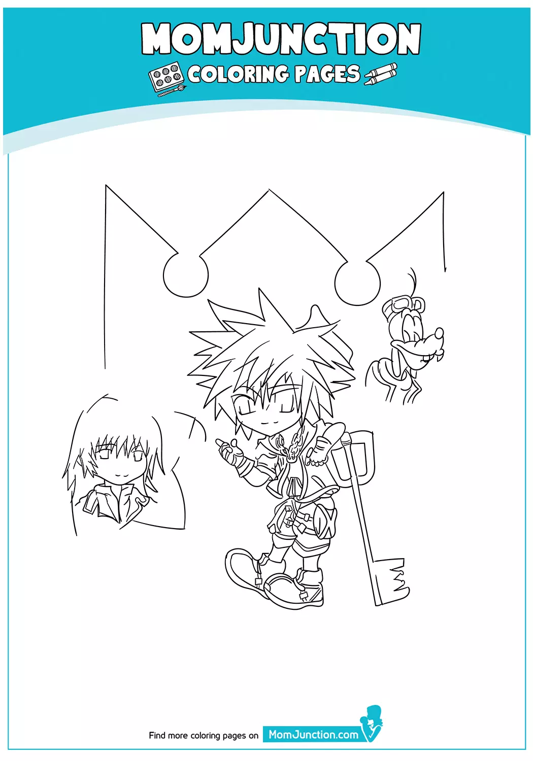 Kingdom-Hearts-Lineart-by-Flamin-Axel-17