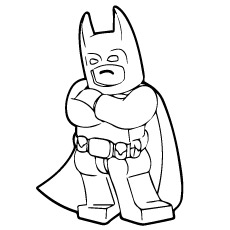 Picture of Lego Batman Printable to Color Free
