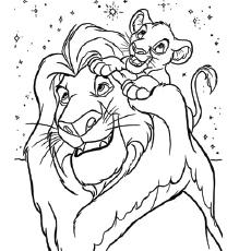 the lion king hakuna matata coloring pages