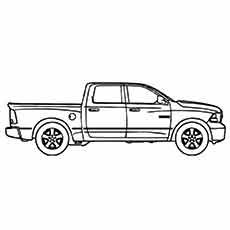 Muscle dodge new coloring page