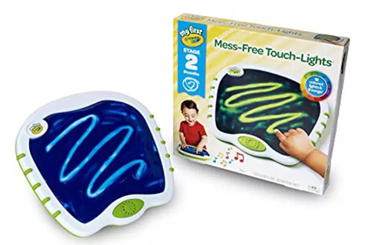 My First Crayola Touch Lights, Musical Doodle Board, Toddler Toy, Gift