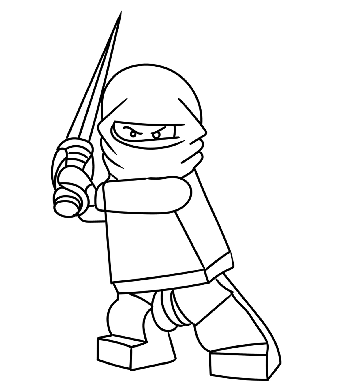 sword coloring page